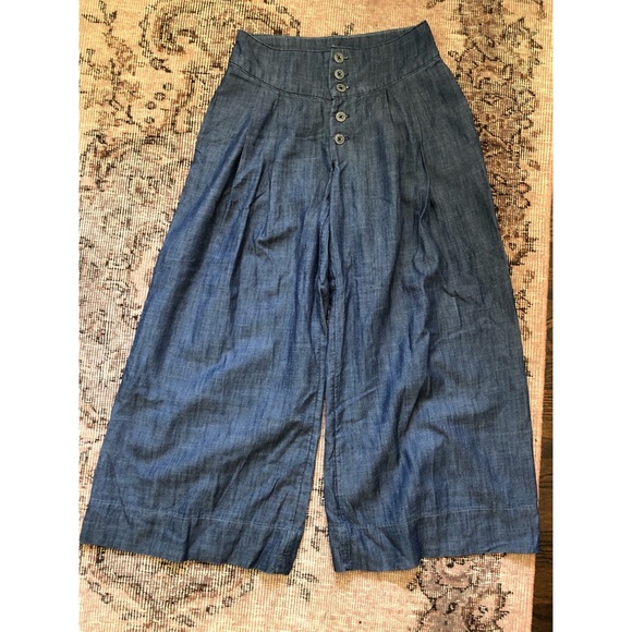 Pilcro and the Letterpress Wide Leg Jeans - Picture 2 of 4